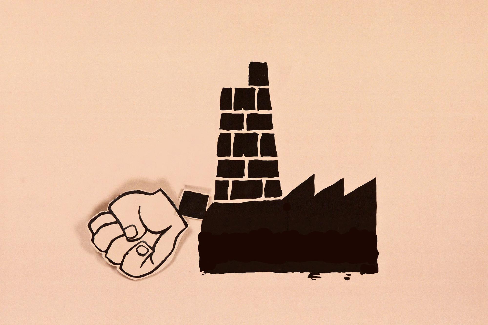 Mayo del 68 fábrica